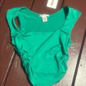 Bozzolo Teal Sleeveless Top